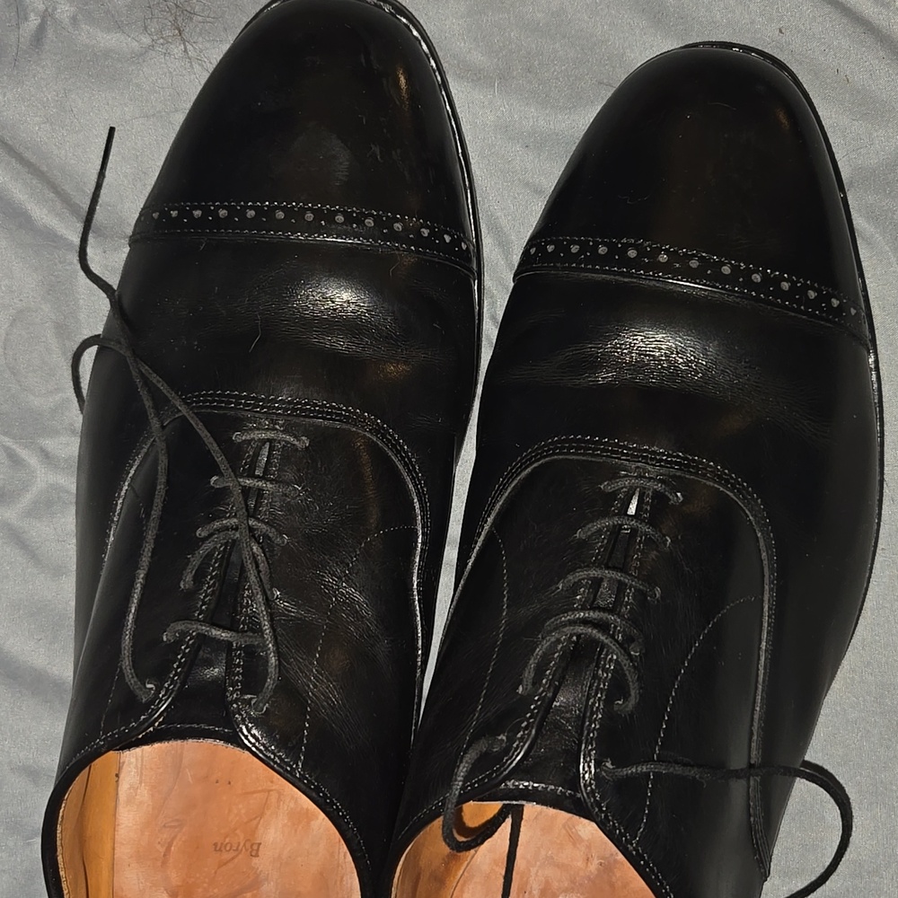 Allen Edmonds Black Oxford Sz 15 EEE - Picture 7 of 8